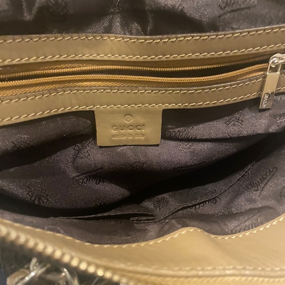 Authentic GUCCI Bamboo Tassel Bella 2Way Hand Bag GG Canvas Leather - Picture 9 of 14